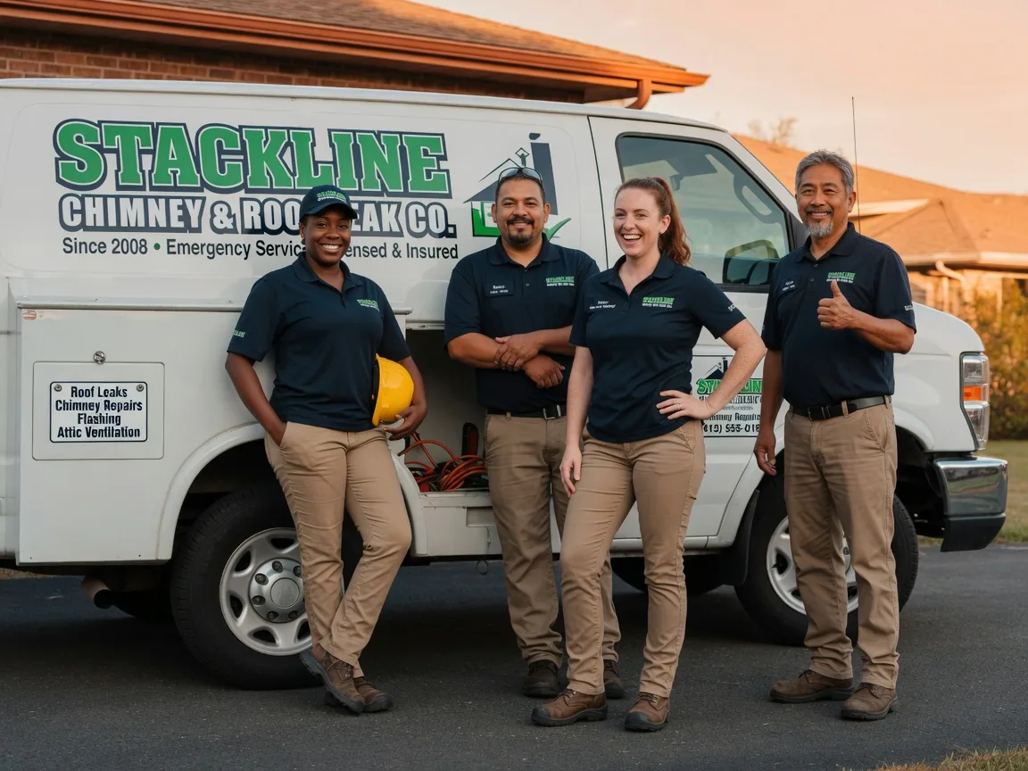 Chimney flashing repair company in Proctor, WV